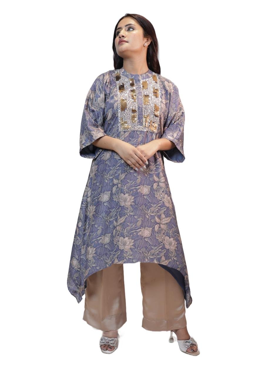 Kaftan Printed Kurta Set