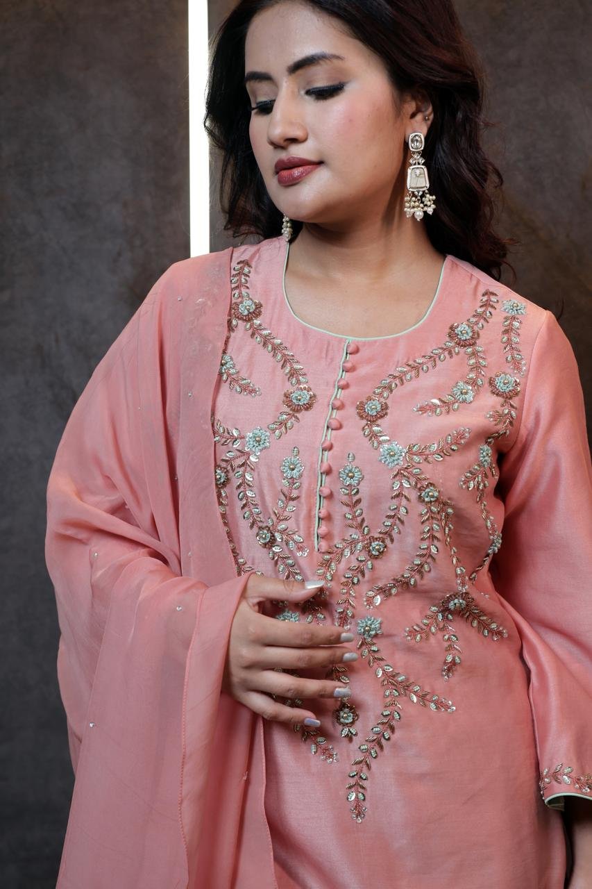 Peach Pink Suit - Image 2
